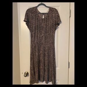 Loft Relaxed Midi Dress